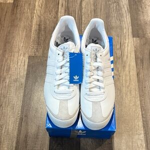 Adidas Samba White and Gray Sneakers